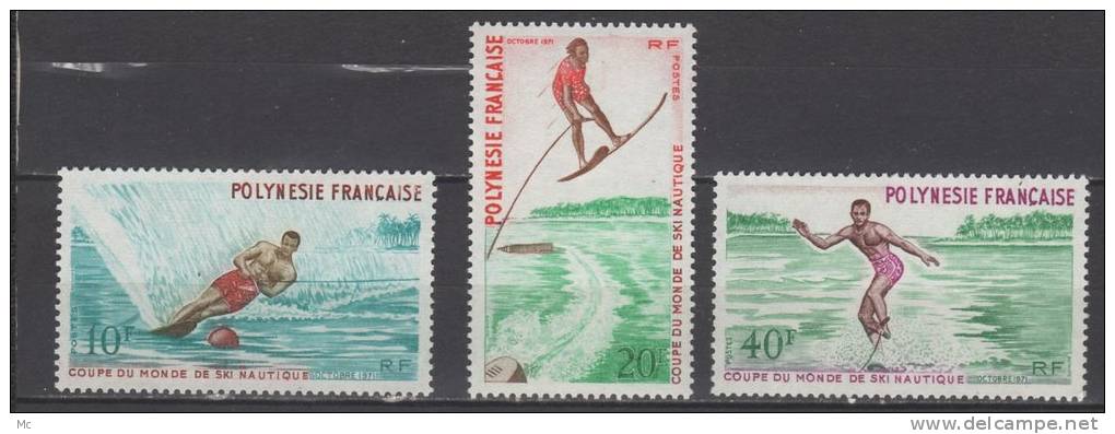 Polynésie N° 86 / 88 Luxe ** - Unused Stamps