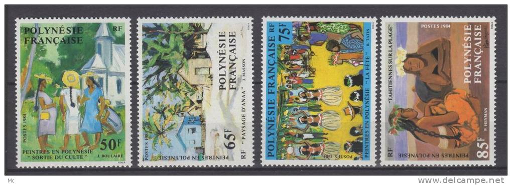 Polynésie   N° 223 / 226 Luxe ** - Unused Stamps