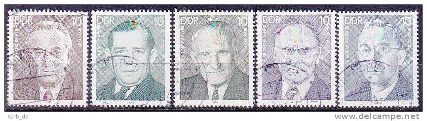 DDR 1983 / MiNr. 2765 - 2759  O / Used           (f1068) - Oblitérés