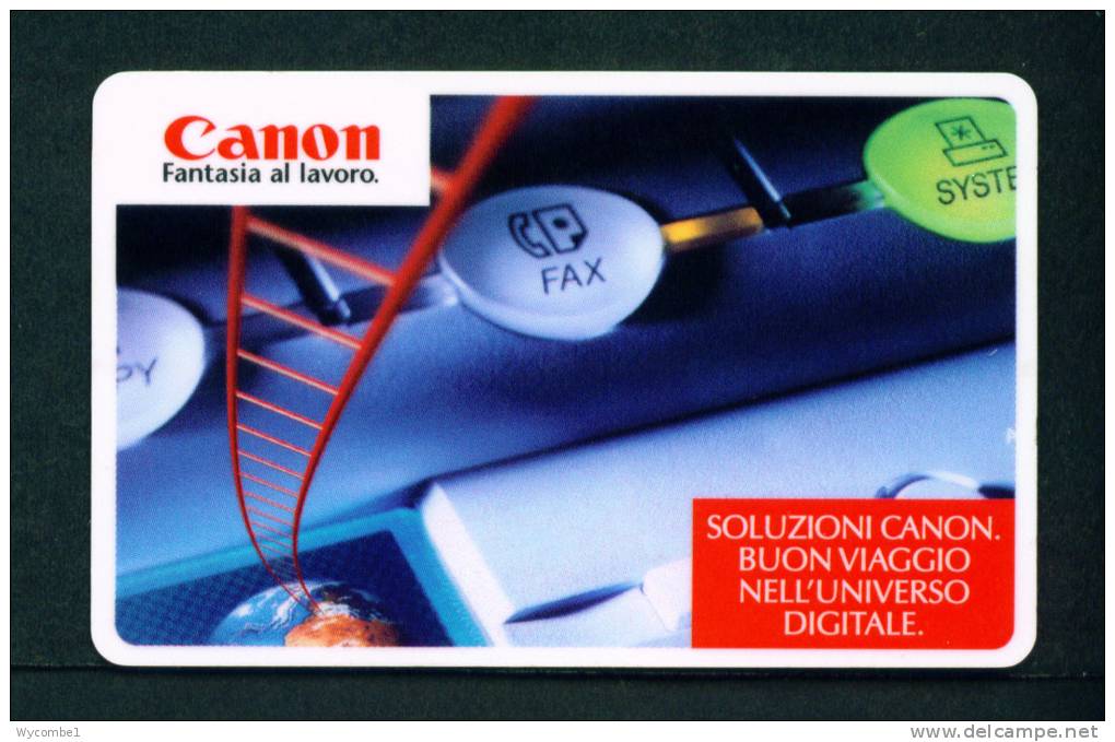 ITALY - Autostrada (Motorway) Toll Card As Scan - Cars