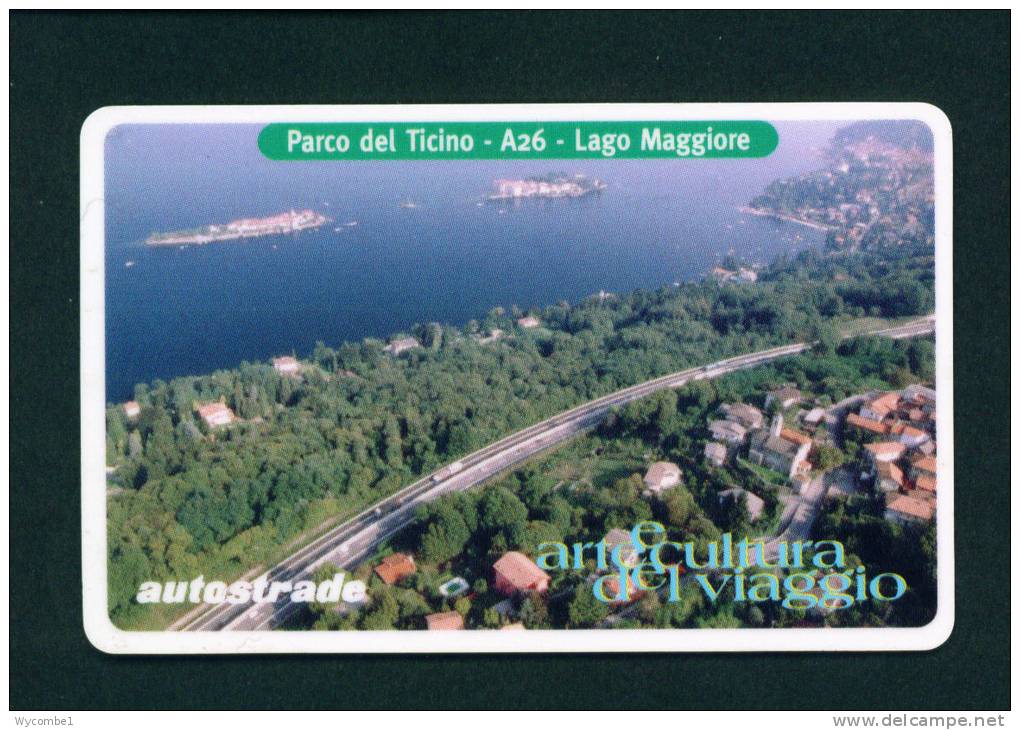 ITALY - Autostrada (Motorway) Toll Card As Scan - Voitures