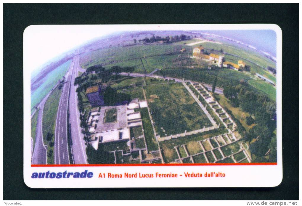 ITALY - Autostrada (Motorway) Toll Card As Scan - Cars