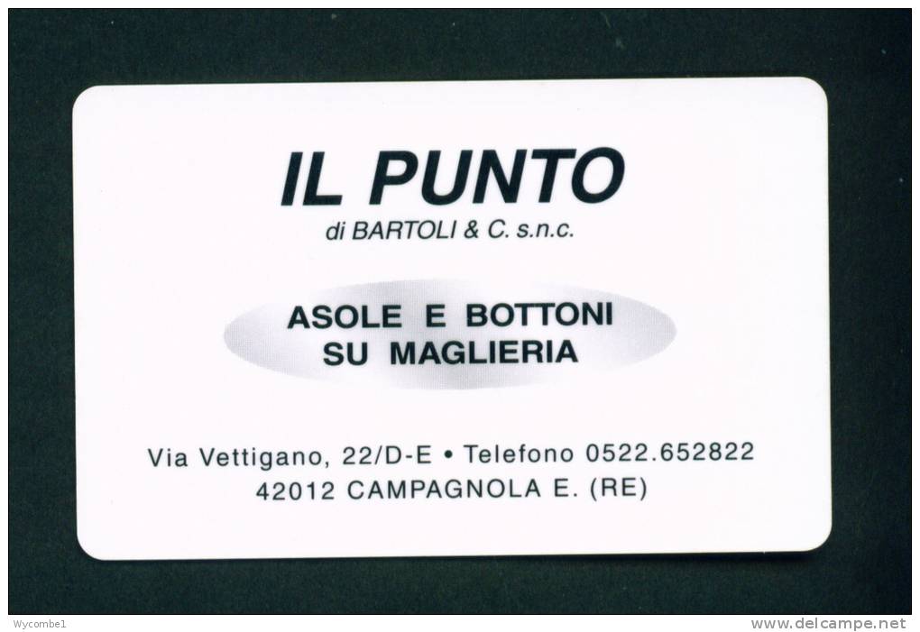 ITALY - Autostrada (Motorway) Toll Card As Scan - Automobili