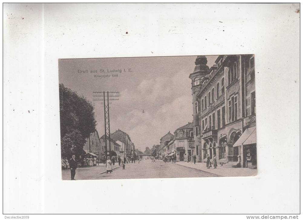 BR57842 St Ludwig I E Kriegsjahr 1918  2 Scans - Saint Louis