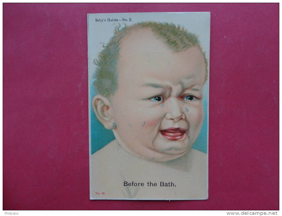 Baby's Habits  No 2  Before The Bath   Not Mailed   Ref 932 - Collections, Lots & Séries