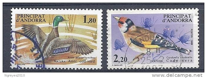 130202537  ANDORRA FR..  YVERT   Nº  342/3 - Used Stamps