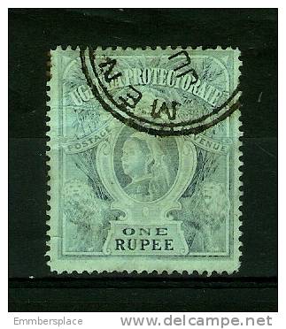 UGANDA - 1898 VICTORIA 1r PALE BLUE FU   SG 90 - Oeganda (...-1962)