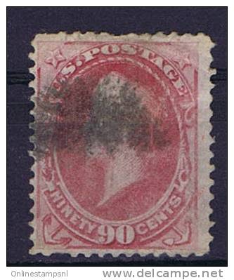 USA:1870-1871 Scott 155   Used,  Right Top Fold - Gebruikt