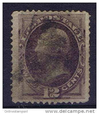 USA: 1870-1871 Scott 162   Used - Gebruikt