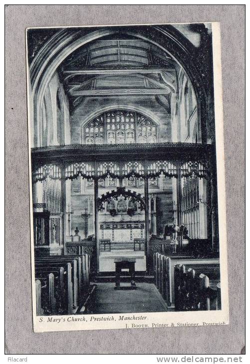 38880     Regno  Unito,    S.  Mary"s  Church  -  Prstwich  -  Manchester,  VG  1904 - Manchester