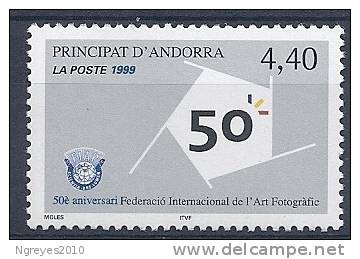 130202559  ANDORRA FR..  YVERT   Nº  521  **  MNH - Ungebraucht