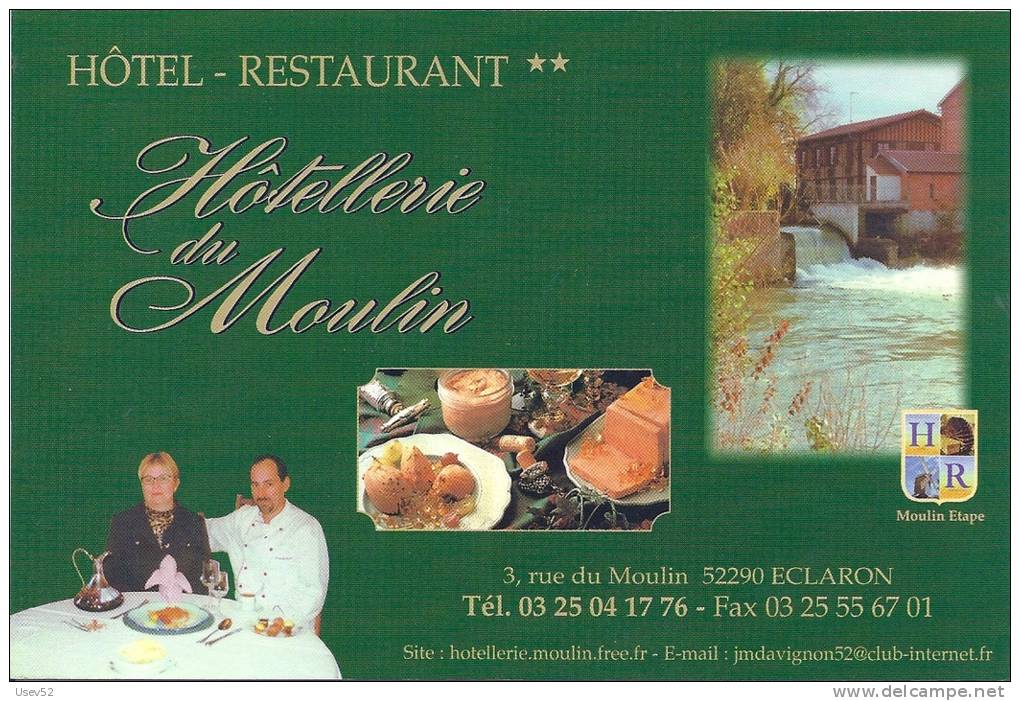 Eclaron - Hôtel Restaurant Hôtellerie Du Moulin - Eclaron Braucourt Sainte Liviere