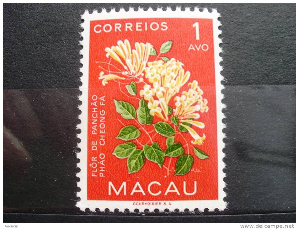 Macau 394 ** Mnh, Feuerranke (Pyrostegia Venusta) - Neufs