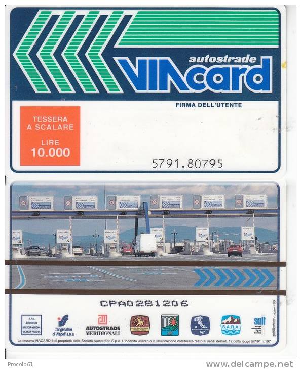 VIACARD 10.000 10000 Lire Us. - Other & Unclassified