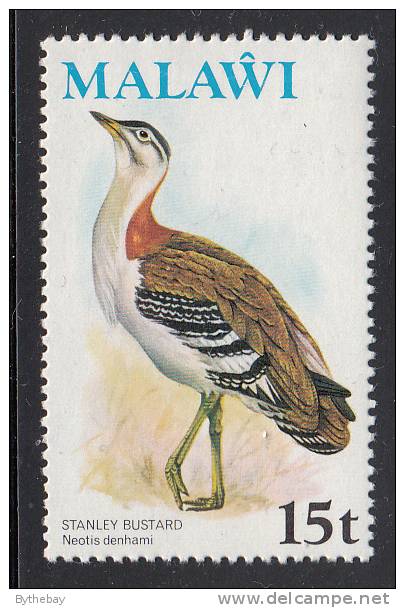 Malawi MNH Scott #239 15t Stanley Bustard - Birds - Malawi (1964-...)