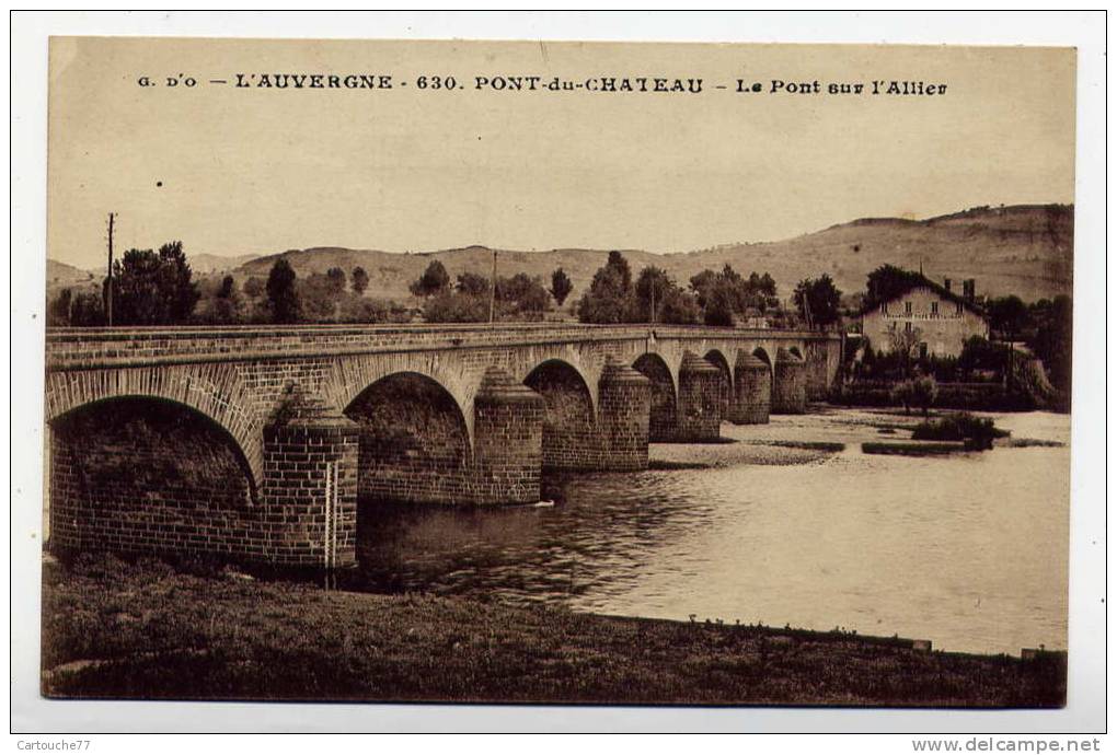 K24 - PONT-du-CHÂTEAU - Le Pont Sur L'Allier - Pont Du Chateau