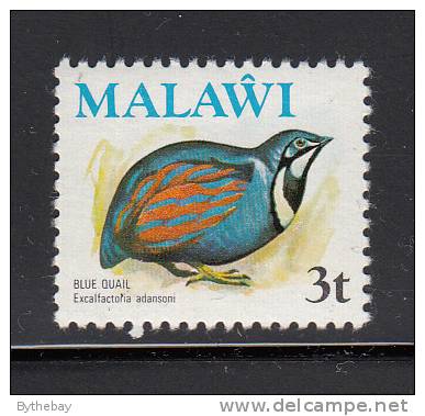 Malawi MNH Scott #235 3t Blue Quail - Birds - Malawi (1964-...)