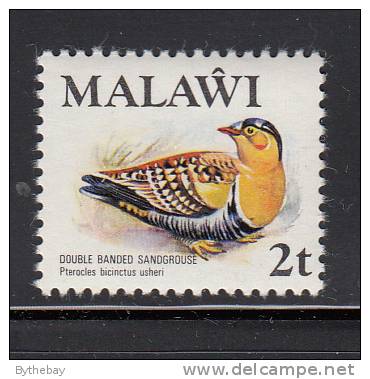 Malawi MNH Scott #234 2t Double Banded Sandgrouse - Birds - Malawi (1964-...)