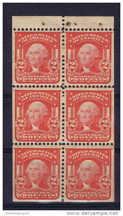 USA: Booklet  Pane 1903 319 P, MH/* - 1. ...-1940