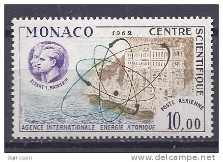 Monaco1962: ATOMIC ENERGY CONFERENCE Yvert PA80mnh** Airmail - Atomo