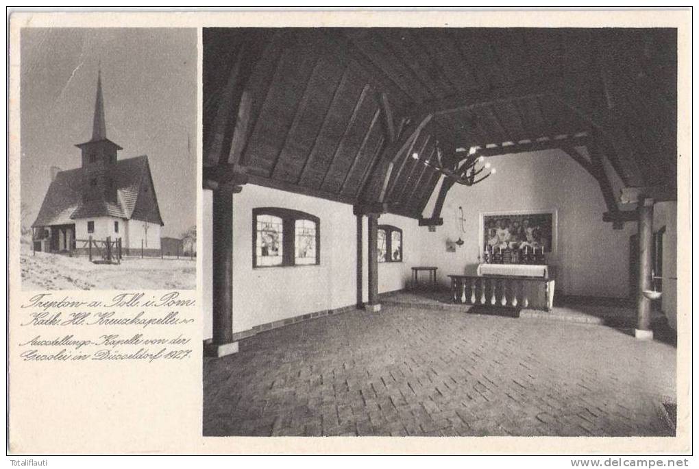 Treptow An Tollense Pommern Altentreptow Ausstellungs Kapelle GESOLEI 1927 Düsseldorf Ungelaufen - Neubrandenburg