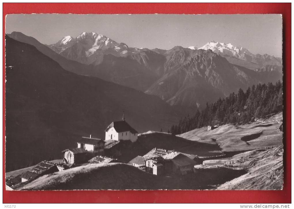 YBLAT- 28 Bettmeralp Bei Riederalp Ob Betten  Mischabel Weissmies   Gelaufen In 1962.  Klopfenstein 17845 - Betten