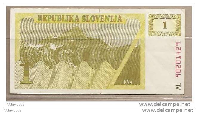 Slovenia - Banconota Circolata Da 1 Tallero P-1a - 1990 #19 - Slovenia