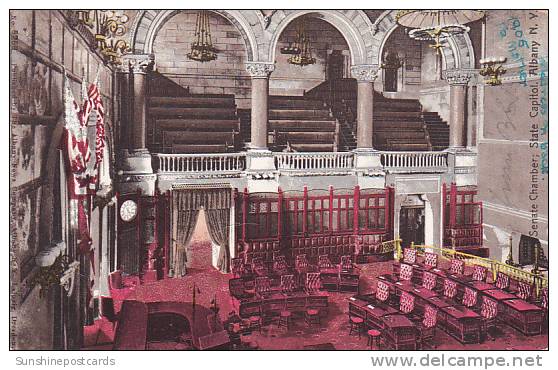 New York Albany Albany Senate Chamber State Capitol 1905 - Albany