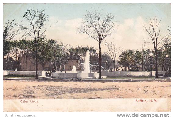 New York Buffalo Gates Circle 1907 - Buffalo