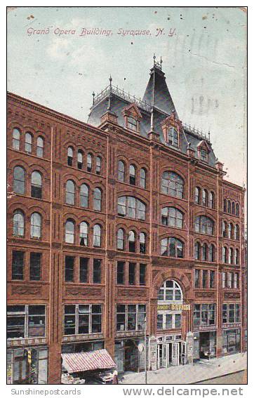New York Syacuse Grand Opera Building 1913 - Syracuse