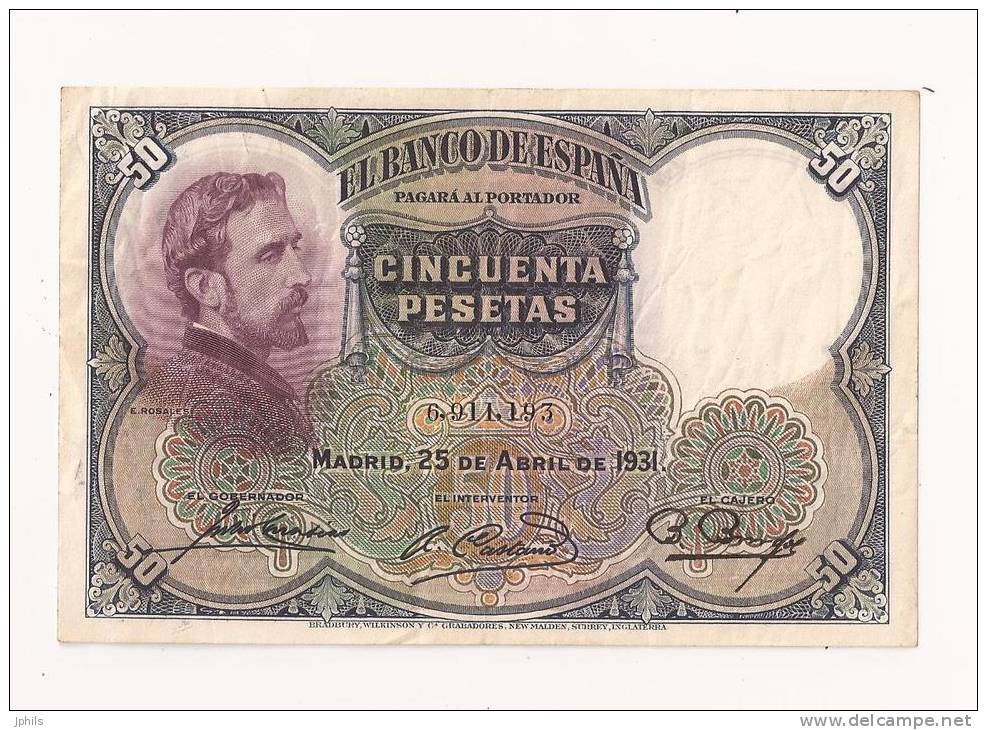 50 PESETAS - 50 Peseten