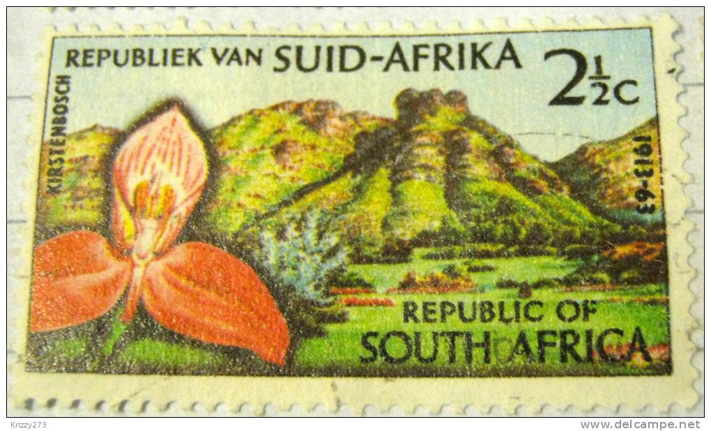 South Africa 1963 50th Anniversary Of The Botanical Gardens 2.5c - Used - Used Stamps