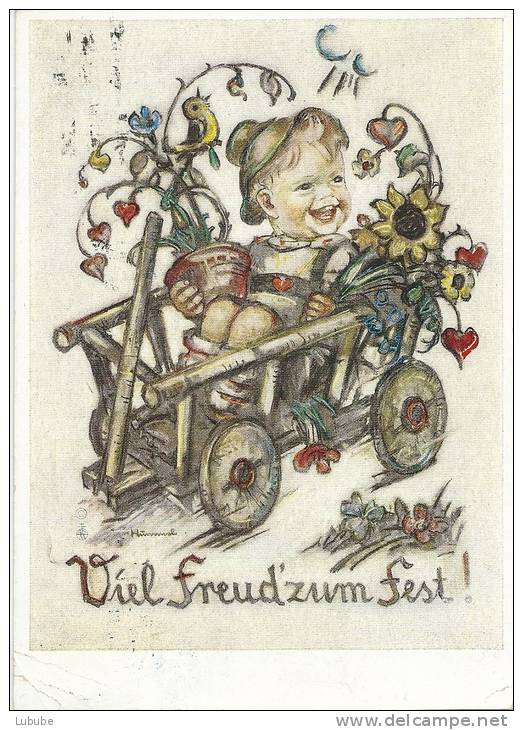 Hummel - Viel Freud' Zum Fest !  (Leiterwägeli)         1952 - Hummel