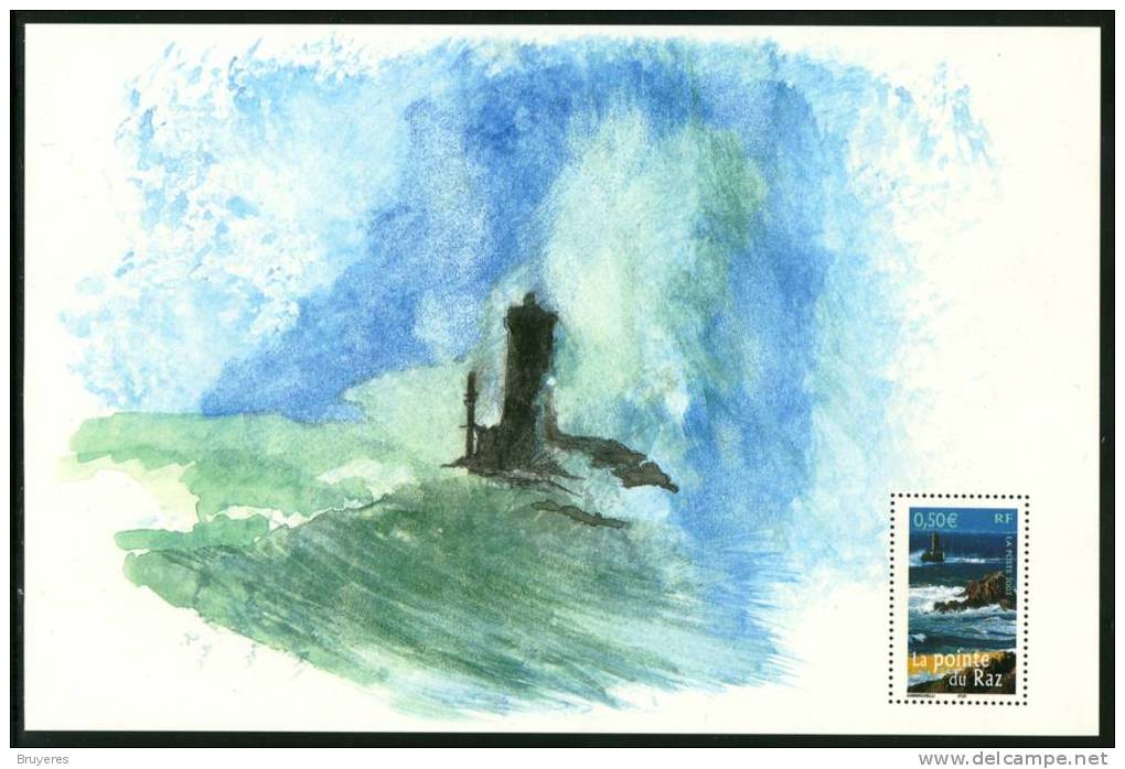 Feuillet Provenant Du Carnet Portraits De Régions De 2003 "La France à Voir" Avec Timbre "La Pointe Du Raz" Neuf - Neufs