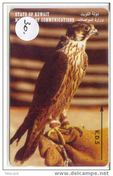 GPT (30) Bird Of Prey - Hawk - Falcon Telecarte Phonecard - Kuwait