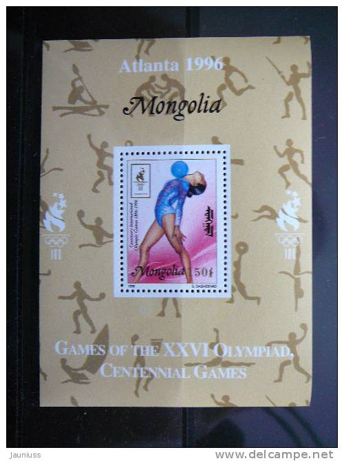 Mongolia 1996 The 26th Olympic Games In Atlanta Sport S/s ** MNH - Summer 1996: Atlanta