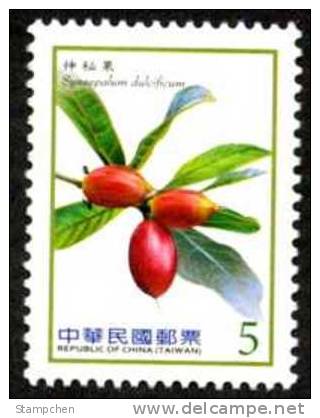 NT$5.00 Taiwan 2012 Berry Stamp Flora Shrub Miracle Fruit Synsepalum Dulcificum - Neufs