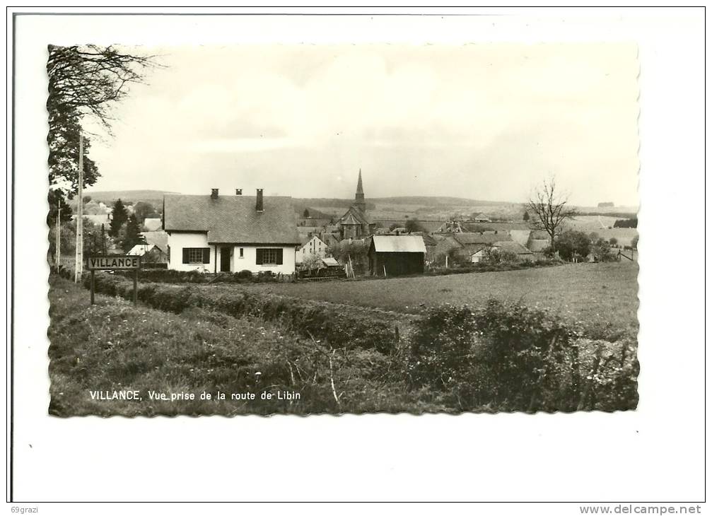 Villance Vue Prise De La Route De Libin - Libin