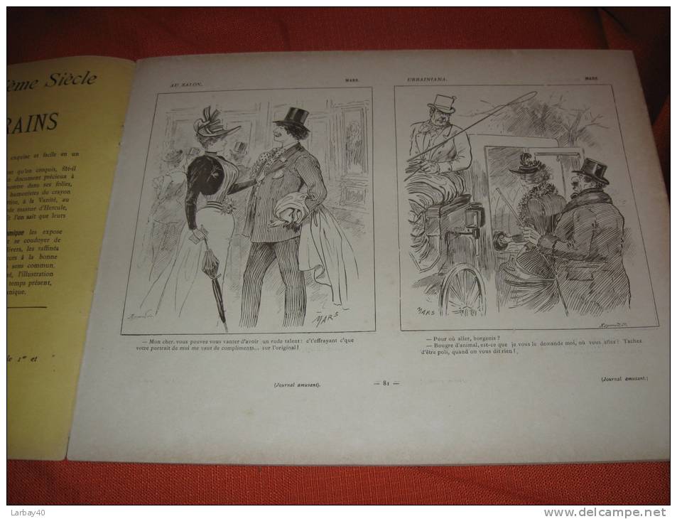 LA GALERIE COMIQUE DU 19EME Siecle Caricatures - N° 6 - Revues Anciennes - Avant 1900