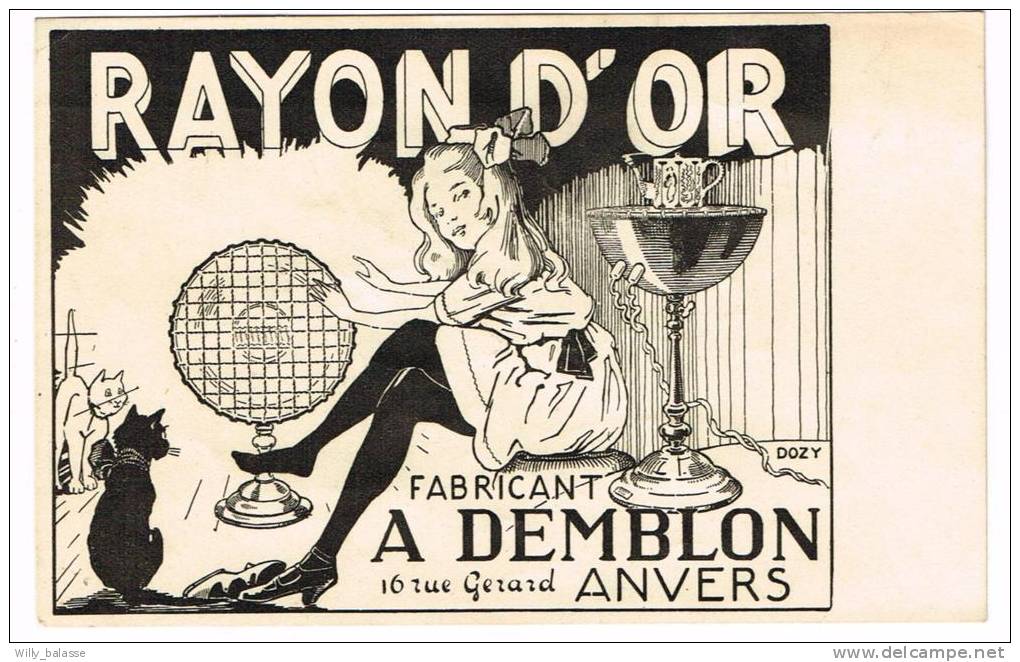 "Rayon D'or - Fabricant A Demblon - 16 Rue Gerard Anvers" - Publicités