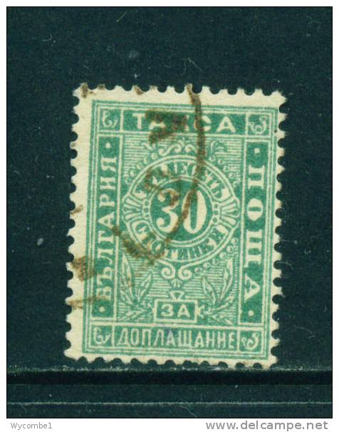 BULGARIA - 1896 Postage Due 30s Used As Scan - Timbres-taxe