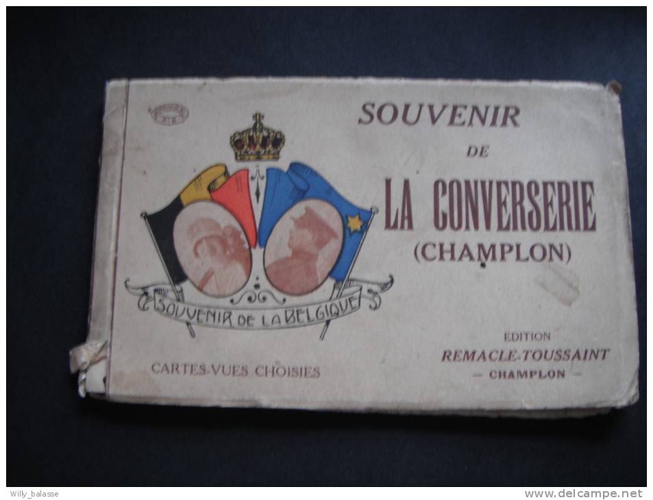 'Souvenir De La Converserie Champlon - Cartes Vues - Edition Remacle Toussaint" Livret - Livres & Catalogues