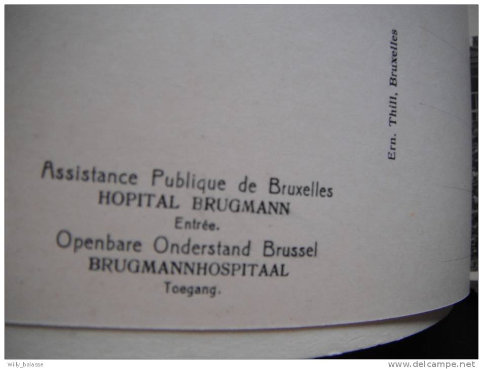 "Assistance Publique De Bruxelles - Jette - Hôpital Brugman / Openbare Onderstand Brussel - Brugmannhospitaal" Livret - Boeken & Catalogi