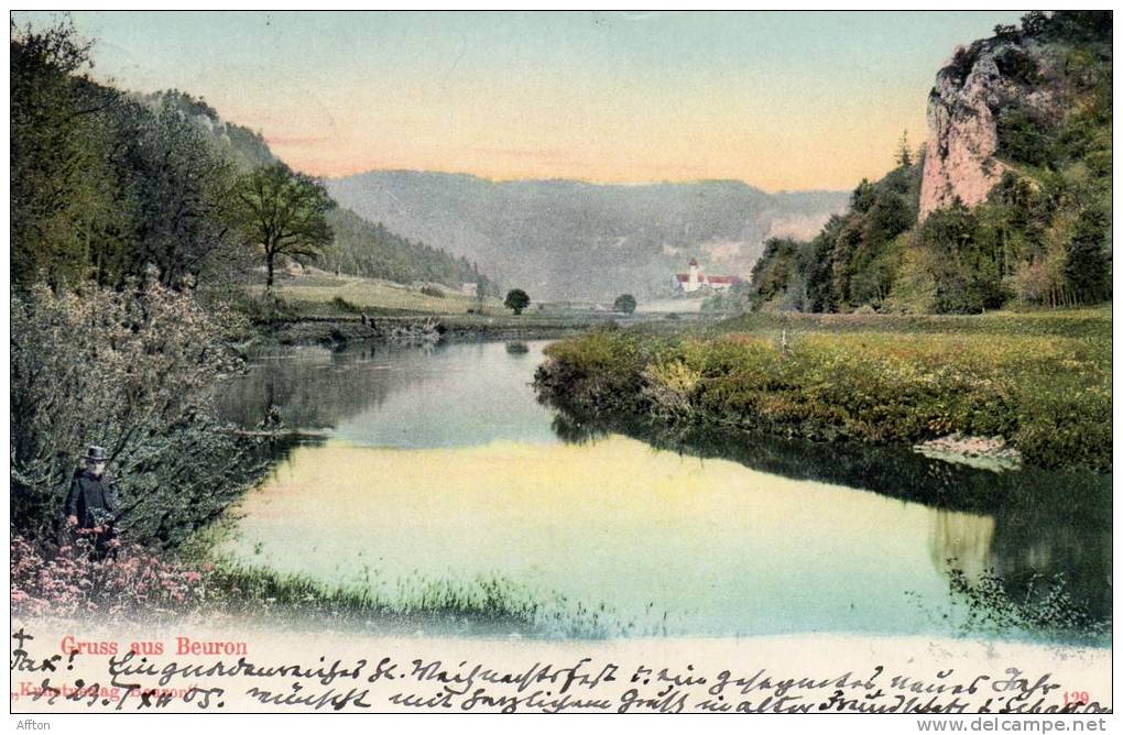 Gruss Aus Beuron 1905 Postcard - Sindelfingen