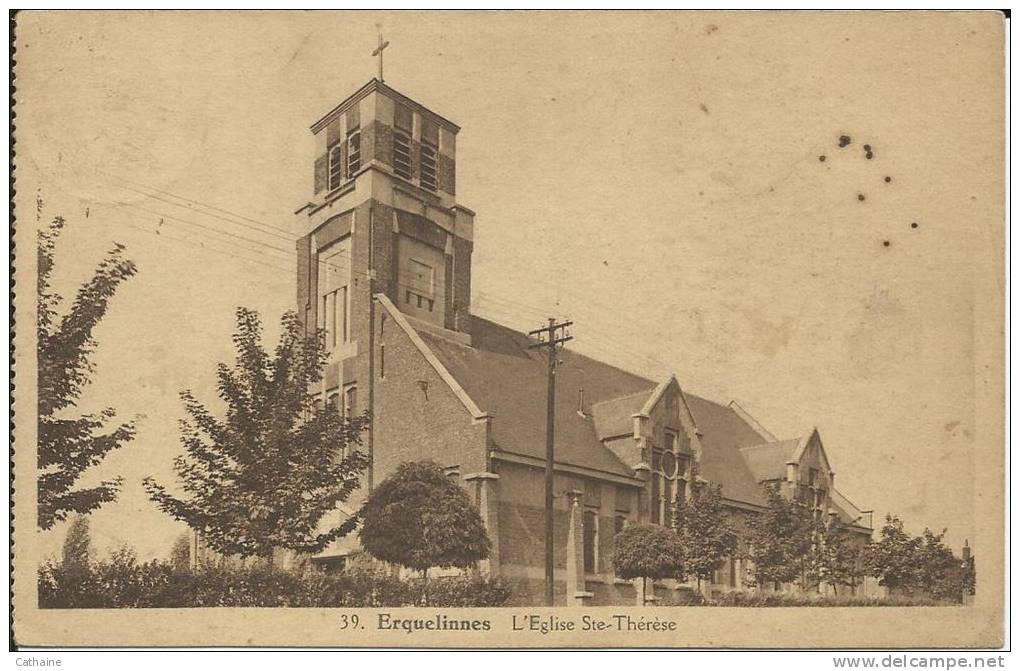 BELGIQUE .  ERQUELINNES .L EGLISE SAINTE THERESE - Erquelinnes