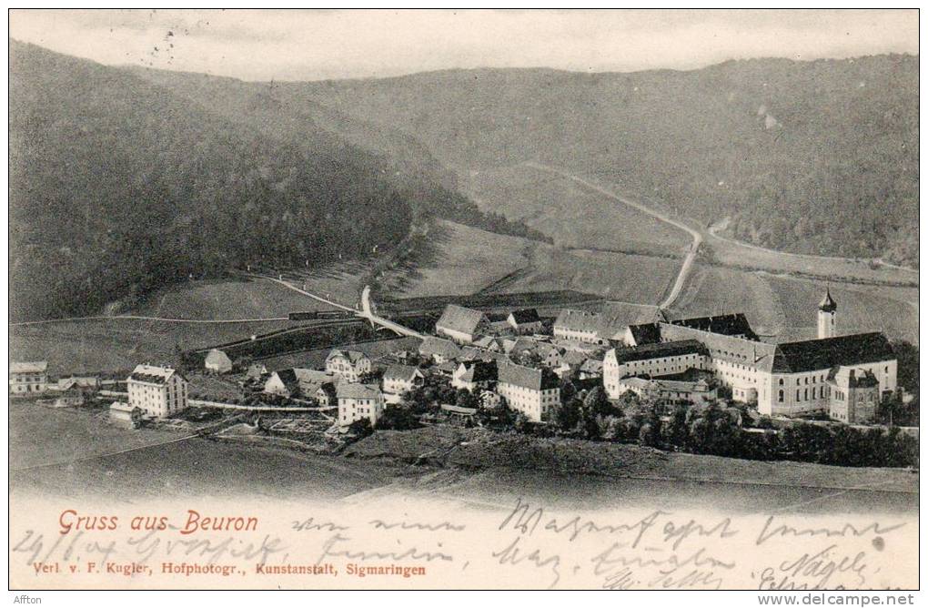 Gruss Aus Beuron 1900 Postcard - Sigmaringen