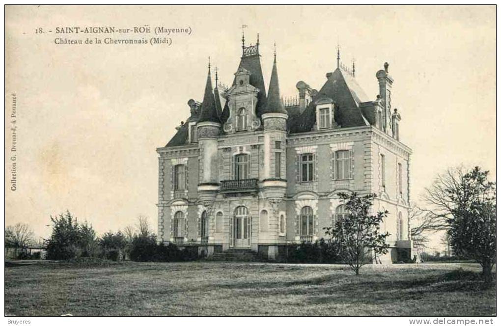 18 - SAINT-AIGNAN-sur-ROË - Château De La Chevronnais - Saint Aignan Sur Roe
