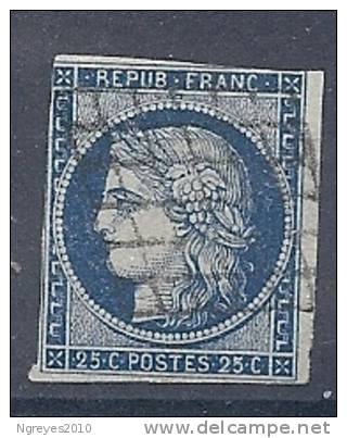 130202976  FRANCIA  YVERT    Nº  4  (CAT  45€) - 1849-1850 Ceres