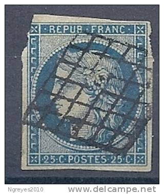 130202977  FRANCIA  YVERT    Nº  4  (CAT  45€) - 1849-1850 Ceres