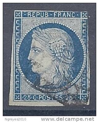 130202978  FRANCIA  YVERT    Nº  4  (CAT  45€) - 1849-1850 Ceres